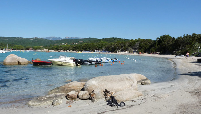 Visite de la plage Santa Giuliana