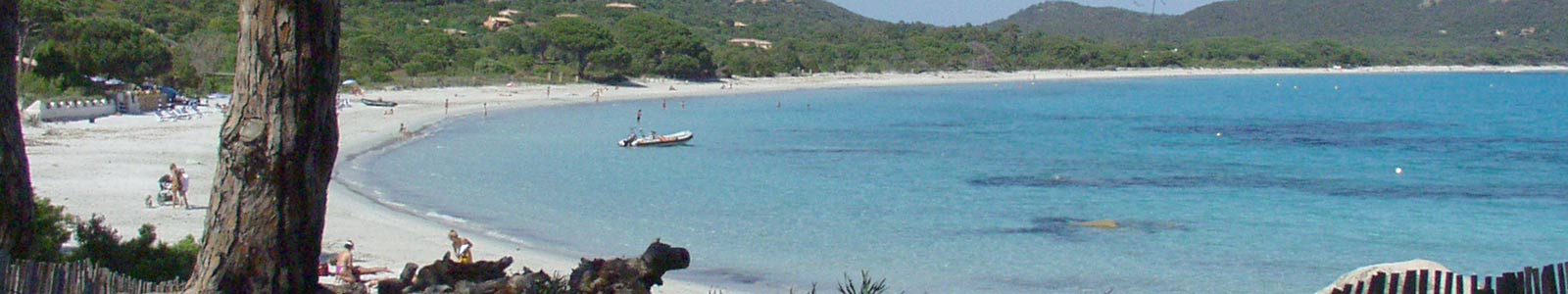 Visite de la plage de la Palombaggia