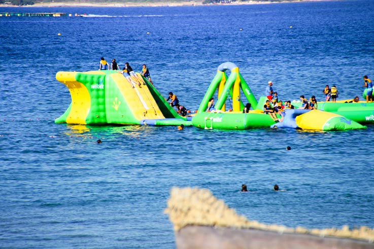 activité sur mer près camping 