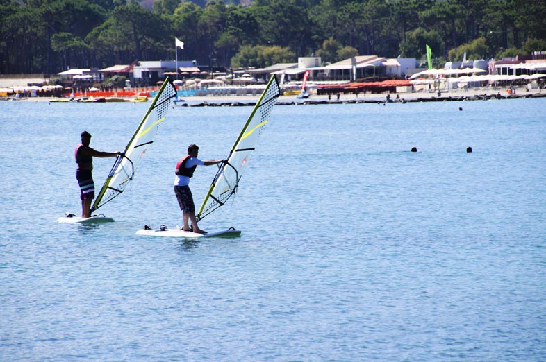 activité voile au camping Castors