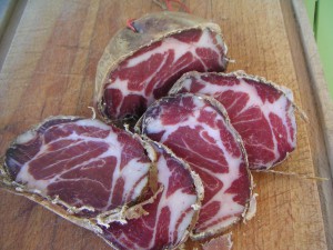 coppa charcuterie corse