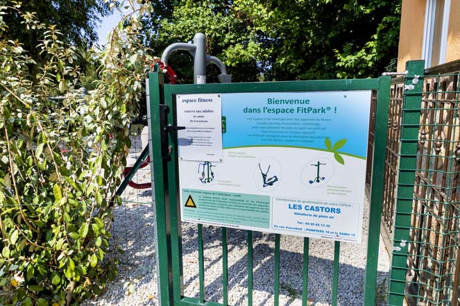 espace fitness camping Corse