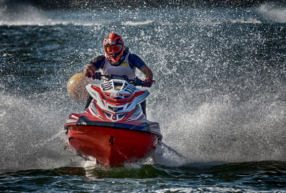 jet ski en camping Corse