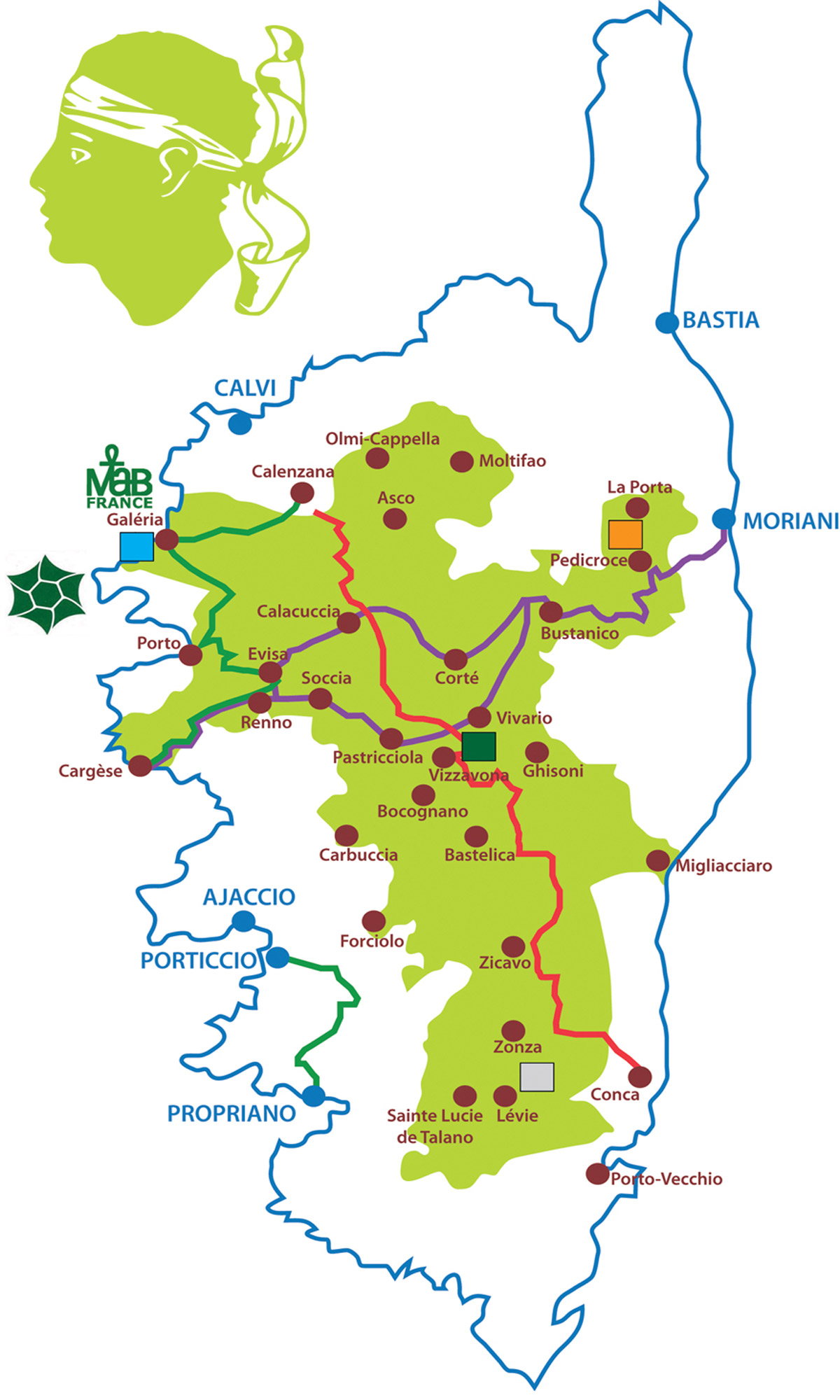 Parc naturel régional de Corse rôle et territoire