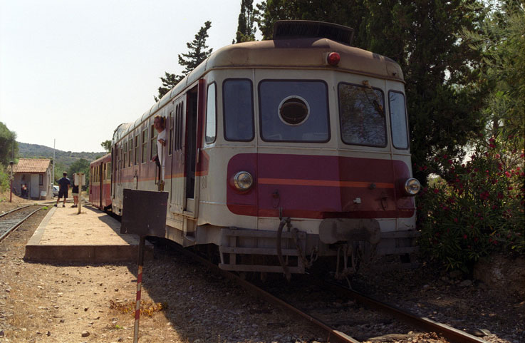rails Sant Ambroggio près camping Corse