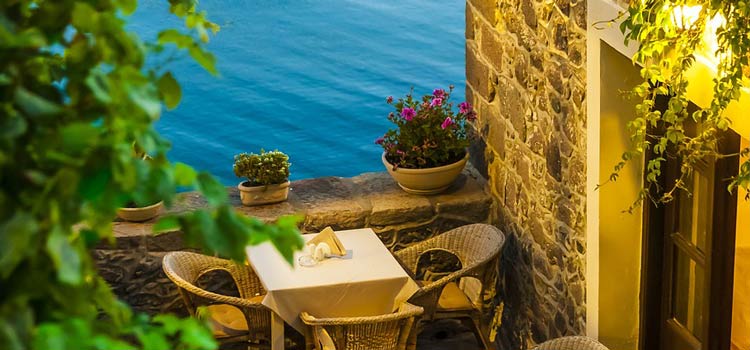 Restaurant romantique en Balagne en Corse
